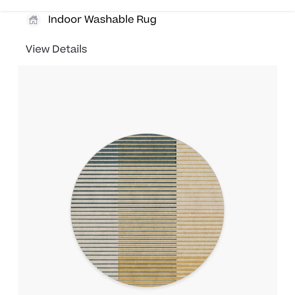 Ruggable circular rug - like new